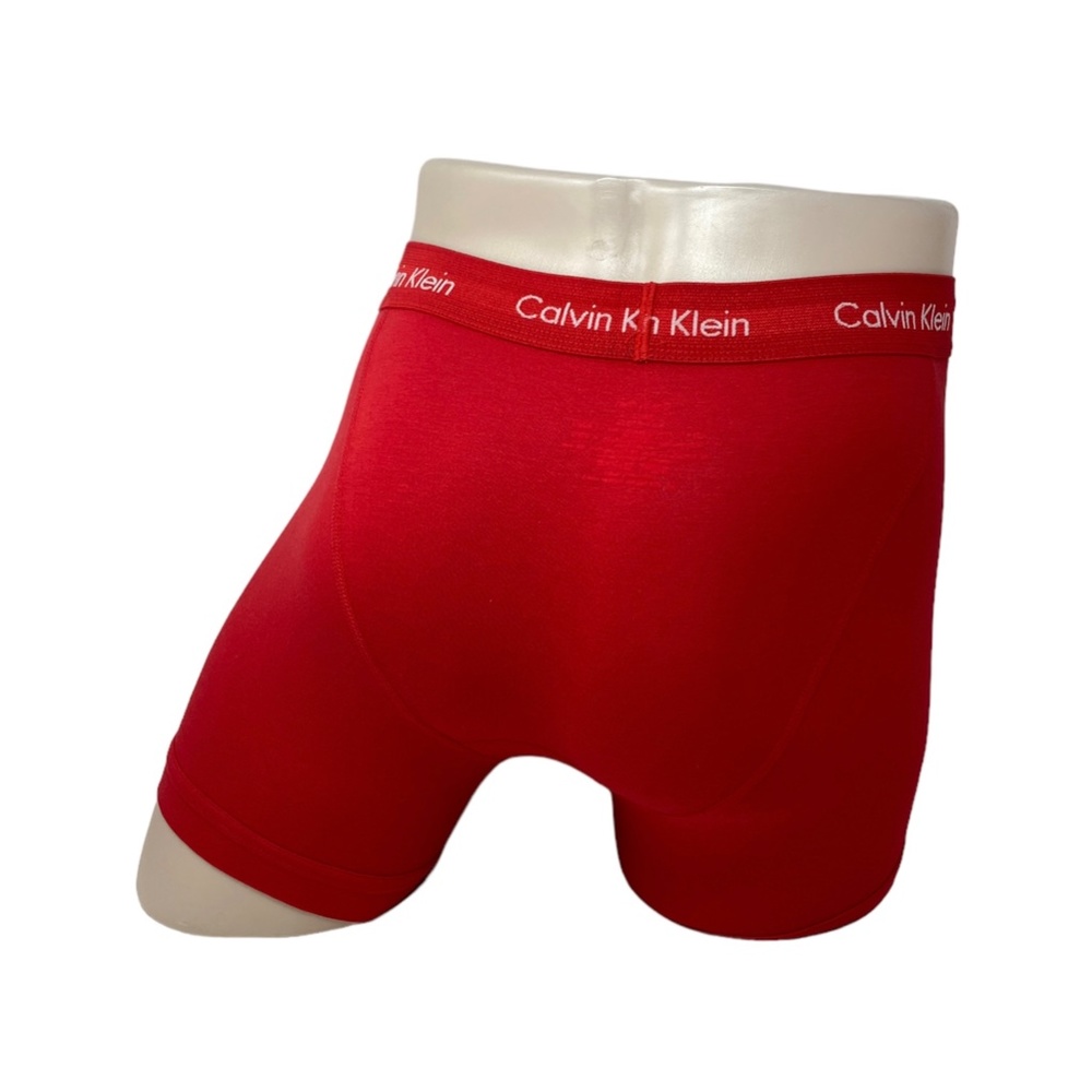 Calvin Klein Men Underwear 5 Pack Boxer Brief Cotton Stretch Green Red NB3395905 - Picture 6 of 7